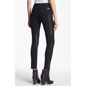 Rag & Bone Ilford Leather Panel Ankle Pants